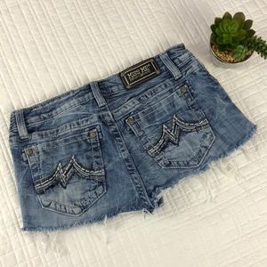 Miss Me frayed boyfriend shorts
